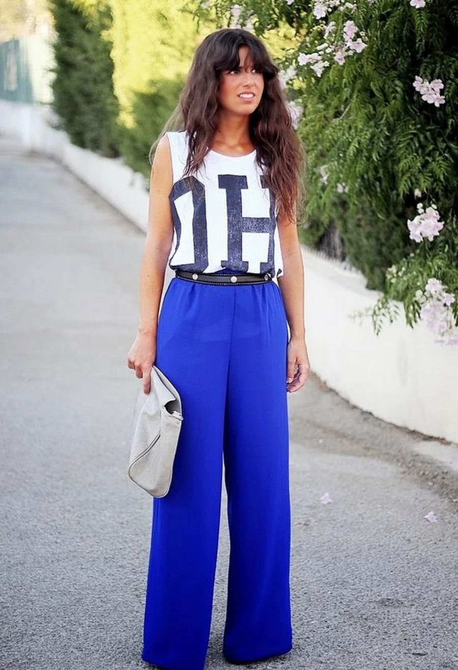 Брюки палаццо outfit