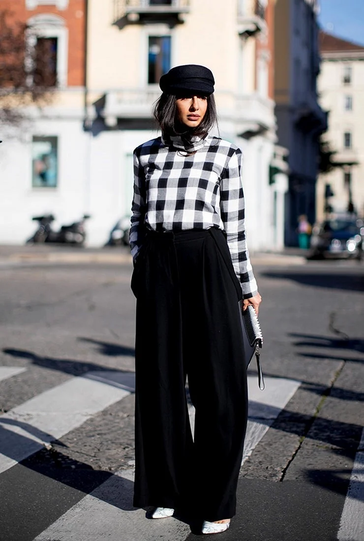Брюки палаццо Street Style