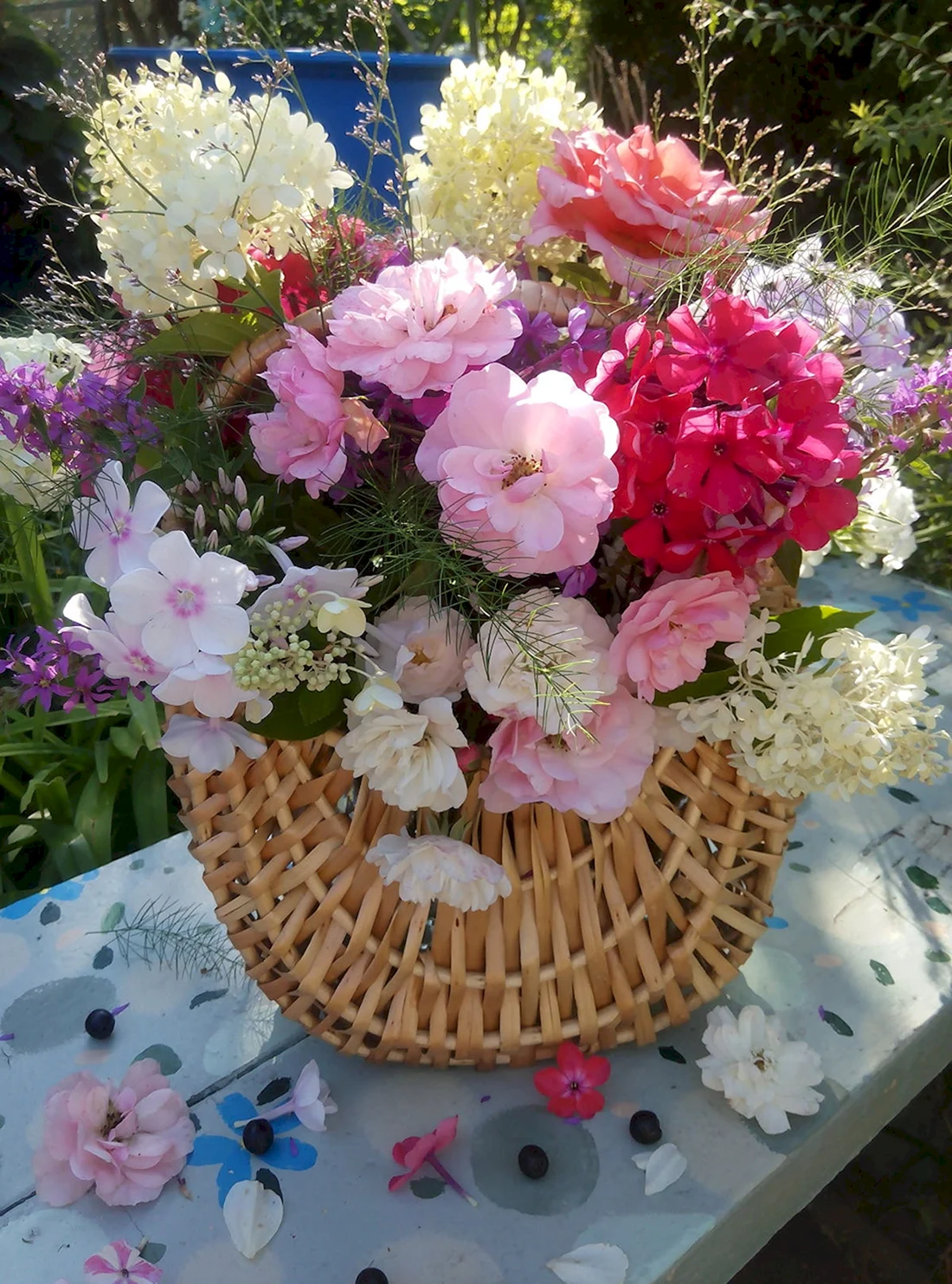 Букет из флоксов