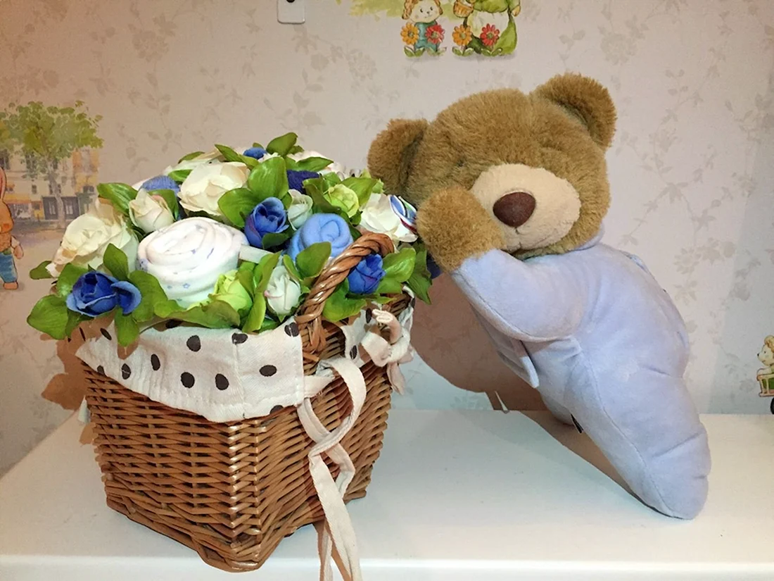 Букеты для новорожденных