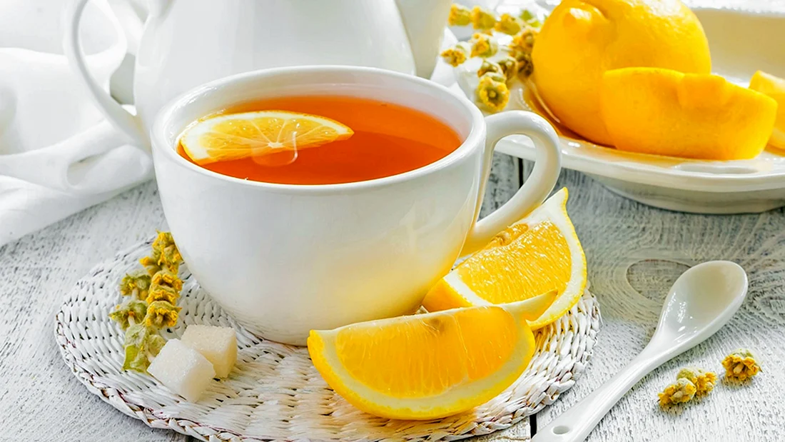 Чай с лимоном