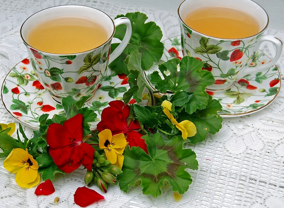 Чай цветок