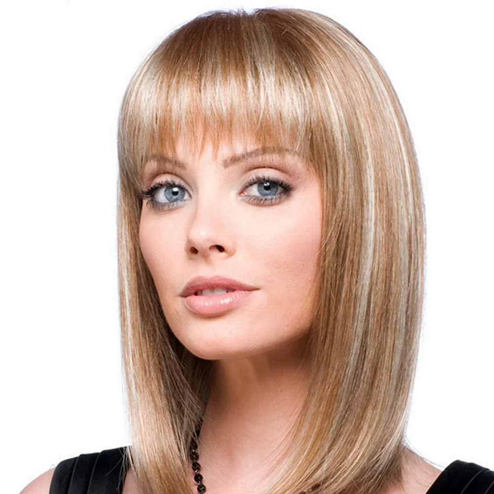 Чёлка полукругом филированная