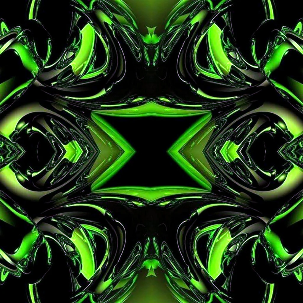 Чёрно-зелёный