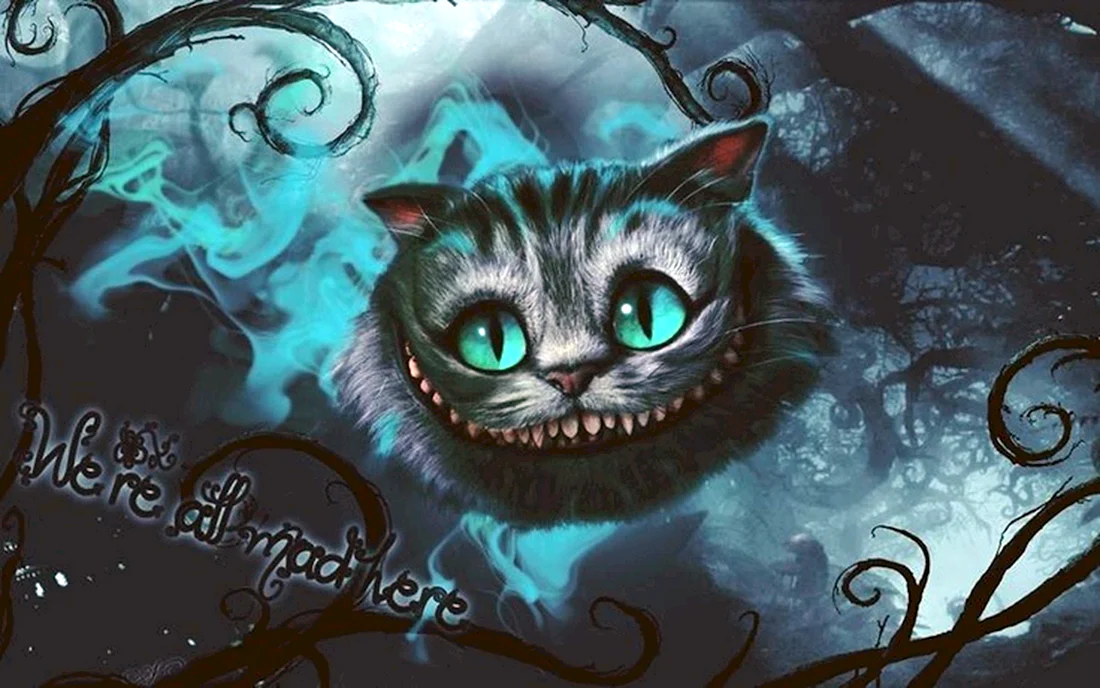 Чеширский кот тим Бертон