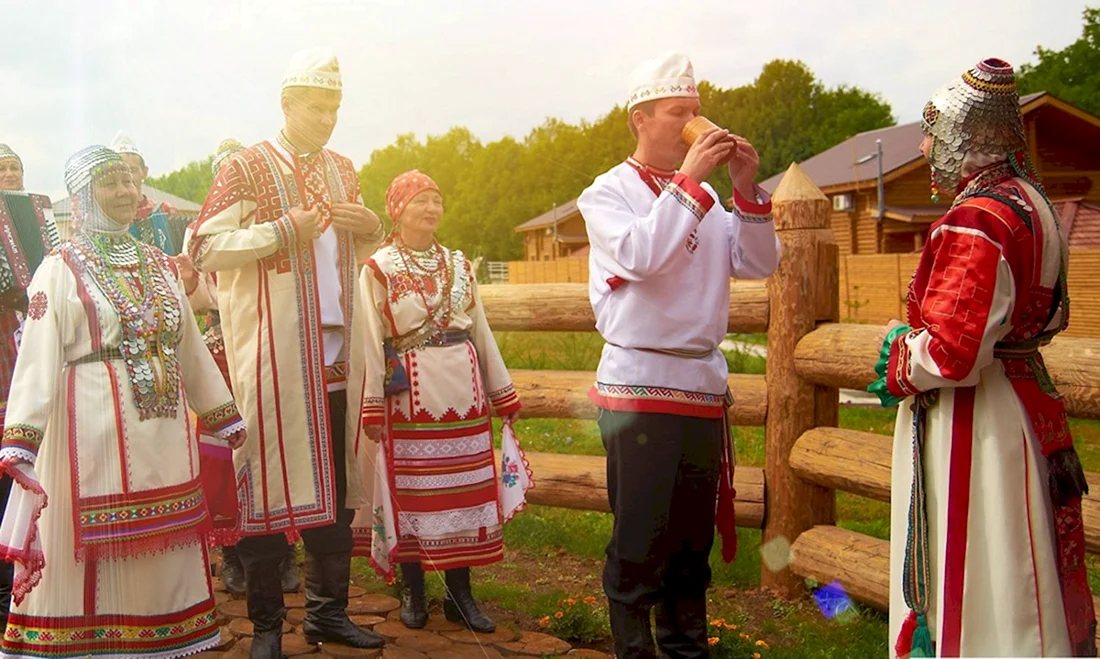 Чувашская свадьба сватовство