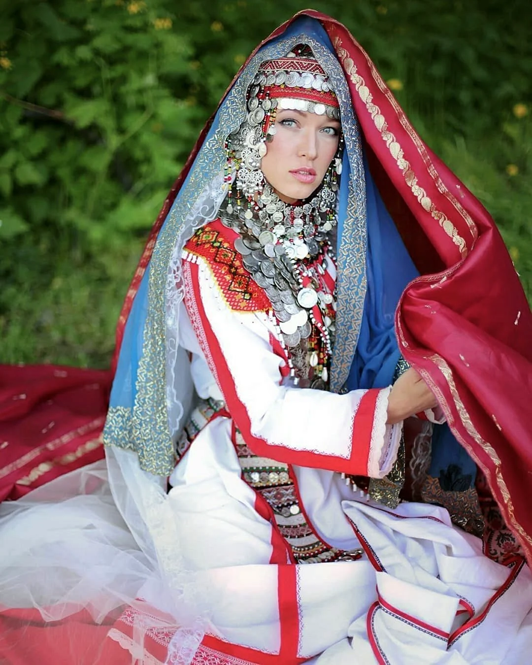 Чувашский свадебный наряд