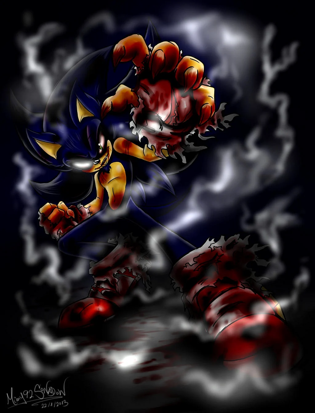 Dark Sonic vs Metallix
