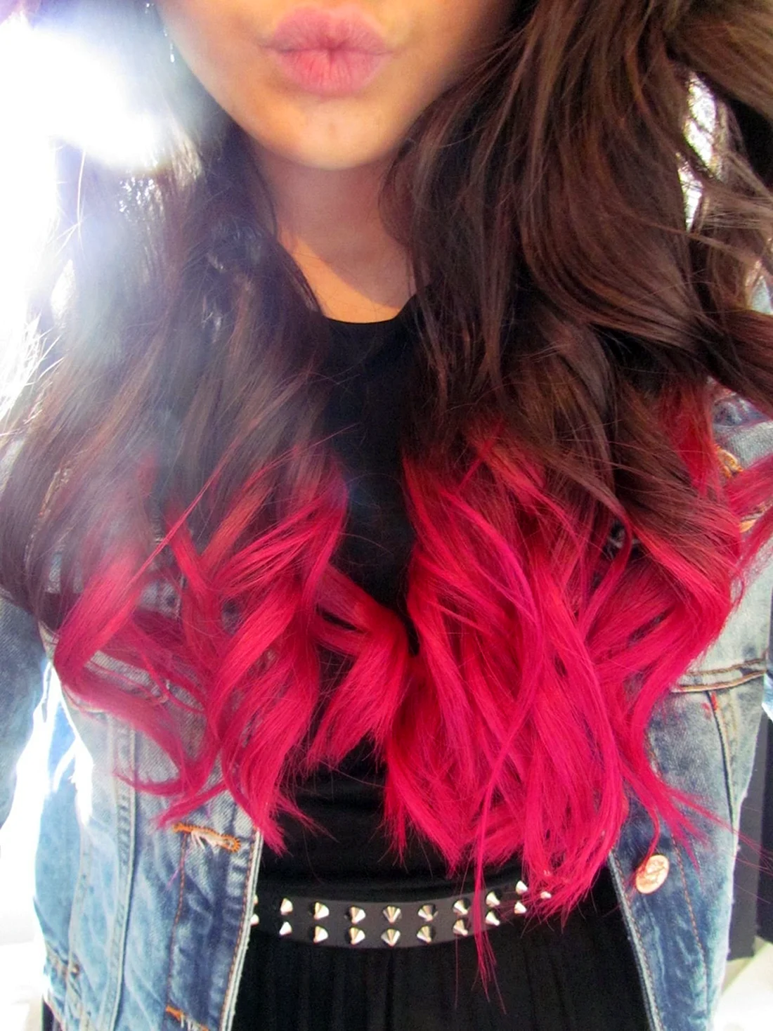 Dip Dye окрашивание волос