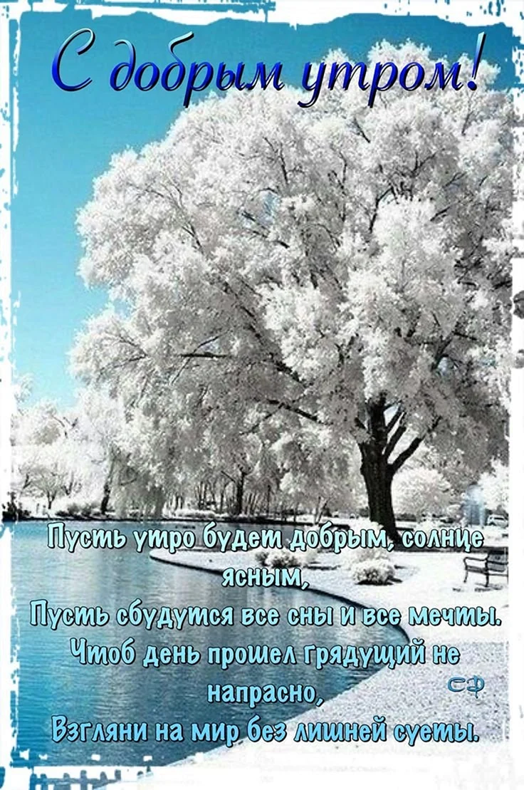 Доброе зимнее утро
