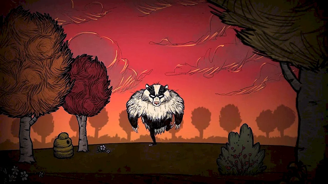Dont Starve медведь барсук