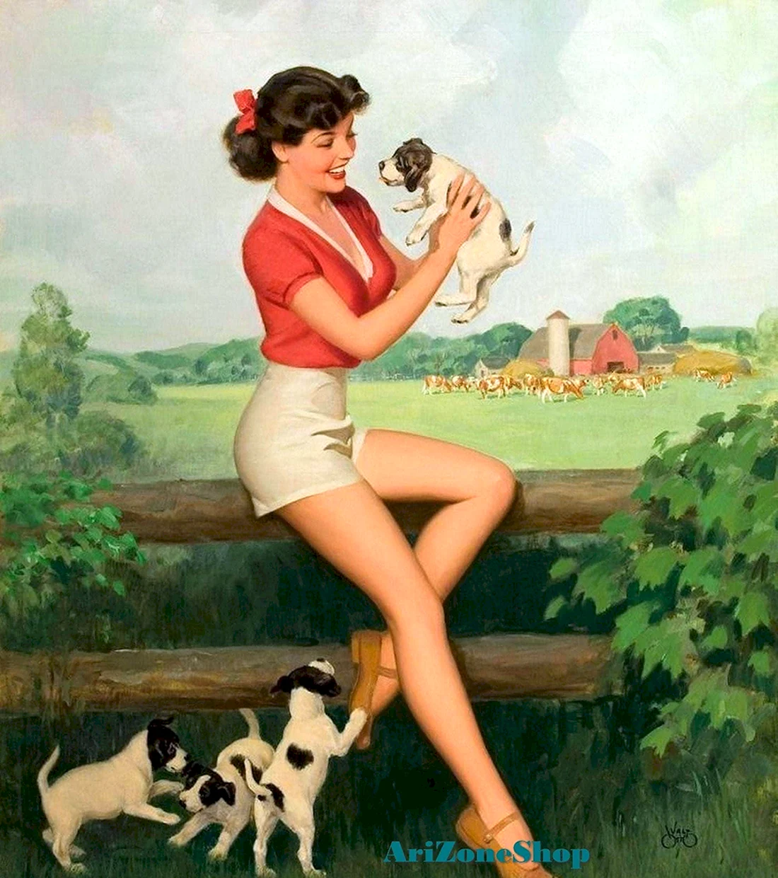Джил Элвгрен Gil Elvgren американский художник