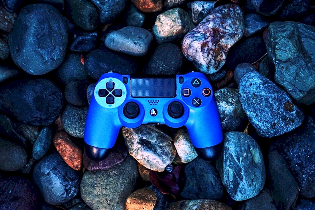 Джойстик ps5 синий