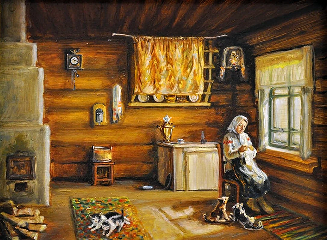 Э. Панов русская изба