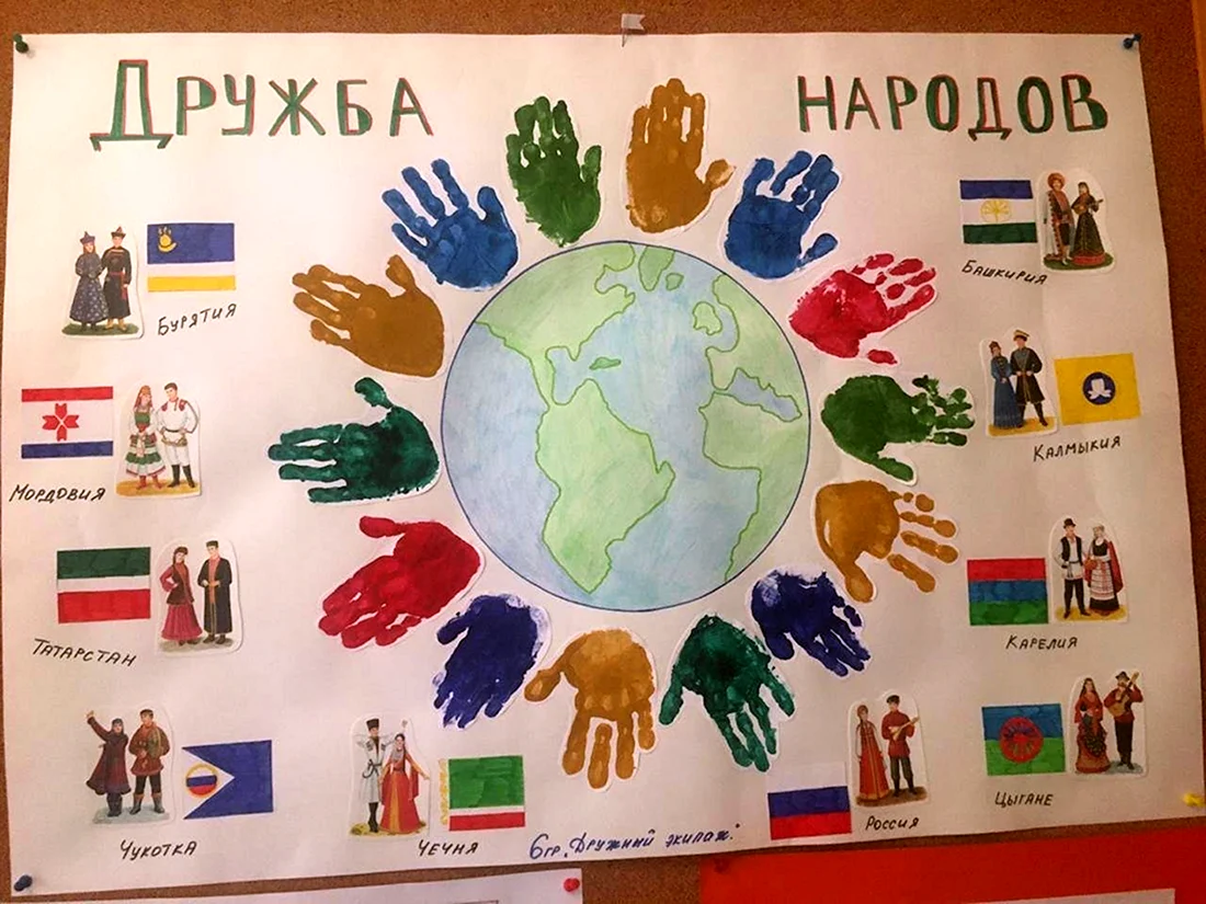 Единство наций плакат