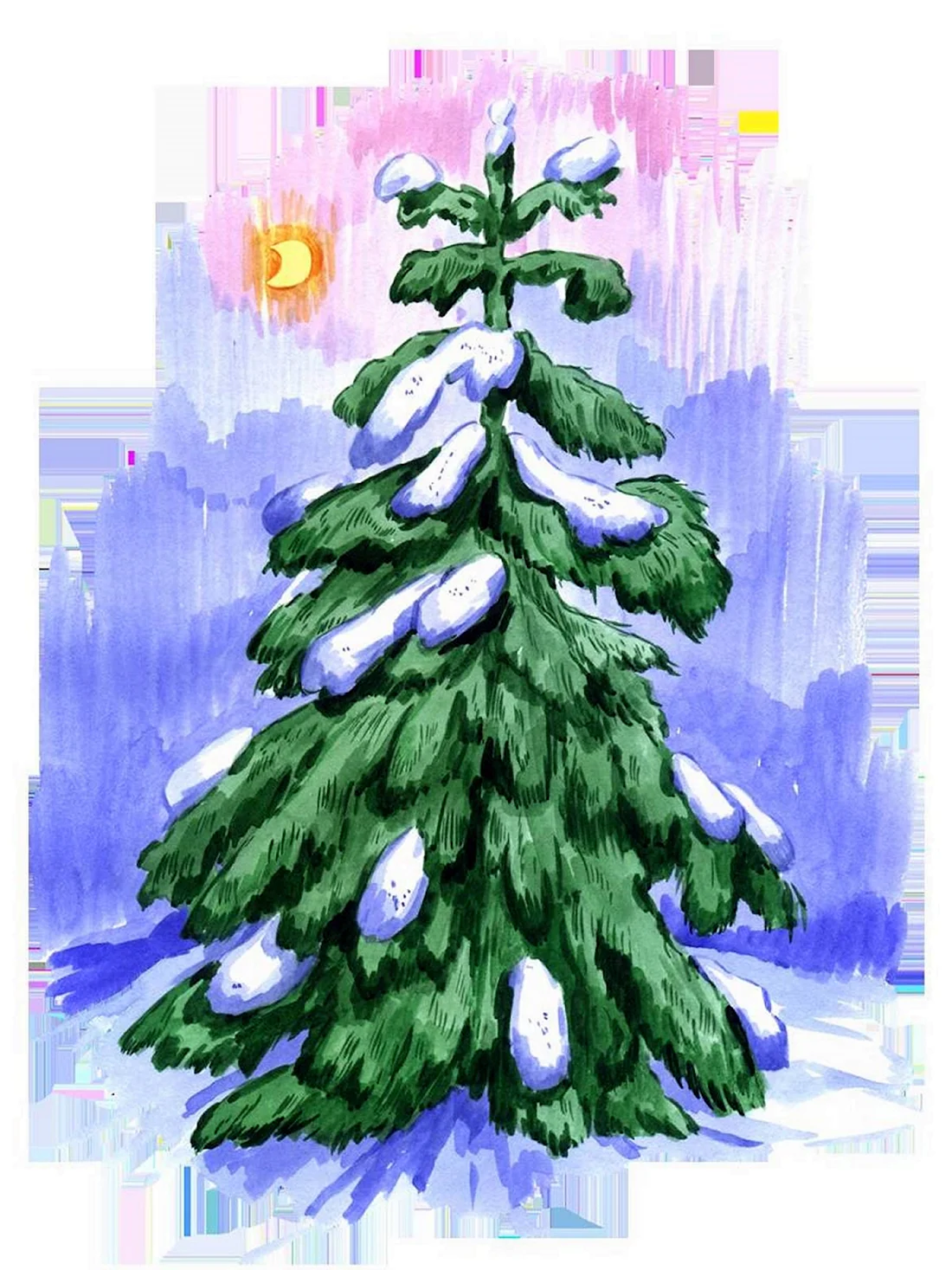 Елка рисунок