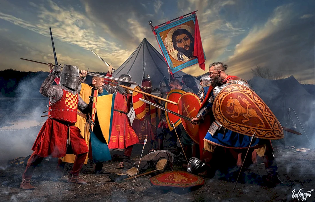 Эрик Бурханаев художник-реконструктор