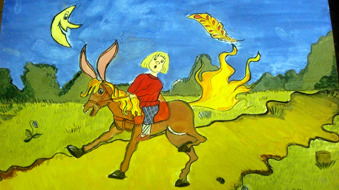 Ершов конек горбунок нарисова