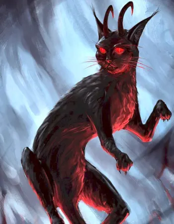 Фамильяр кошка демон