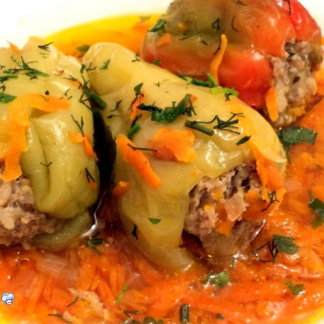 Фаршированные перцы с рисом