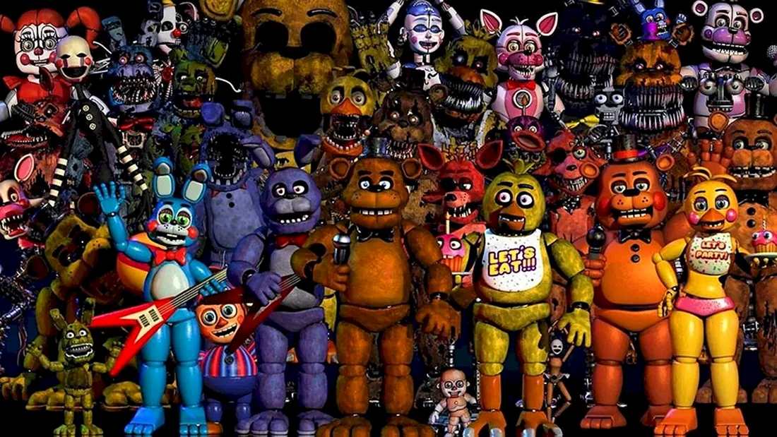 Five Nights at Freddys 5 АНИМАТРОНИКИ