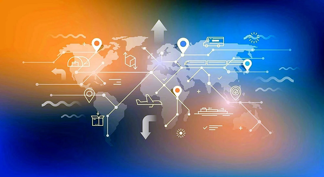Фон для презентации логистика