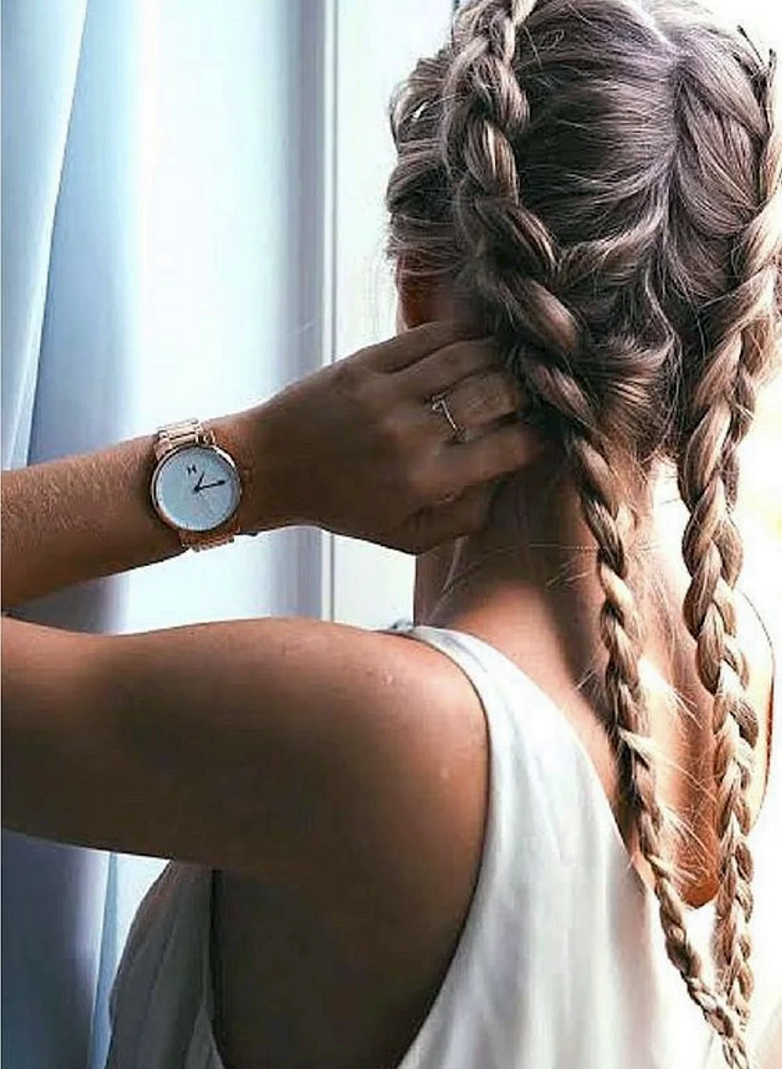 Французские косички Boxer-Braids
