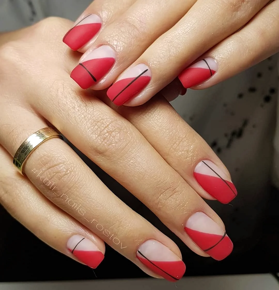 Френч с лунками
