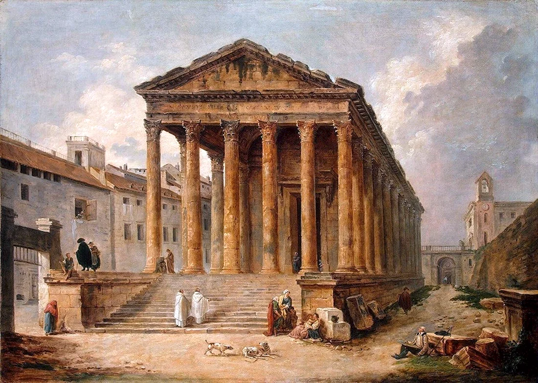Гюбер Робер античный храм