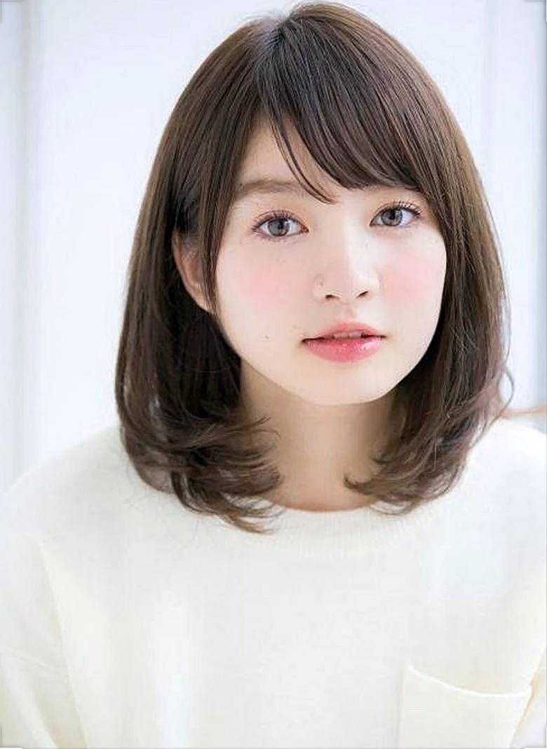 Haircut korean short средние волосы