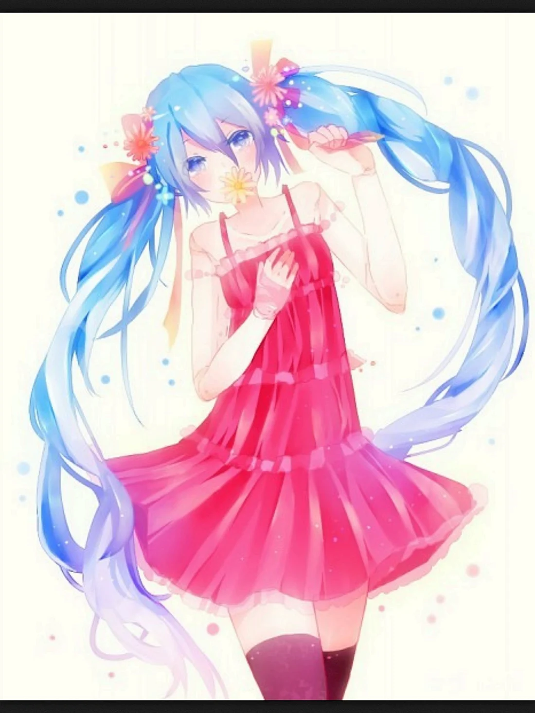 Hatsune Miku в платье