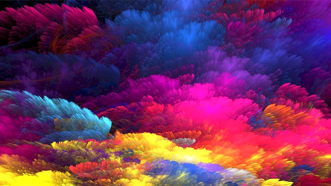 Яркие краски