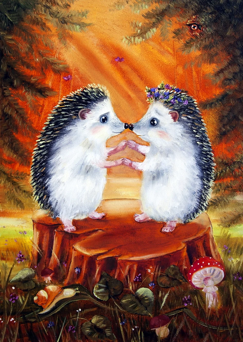 Ирина Глущенко художник Ежи