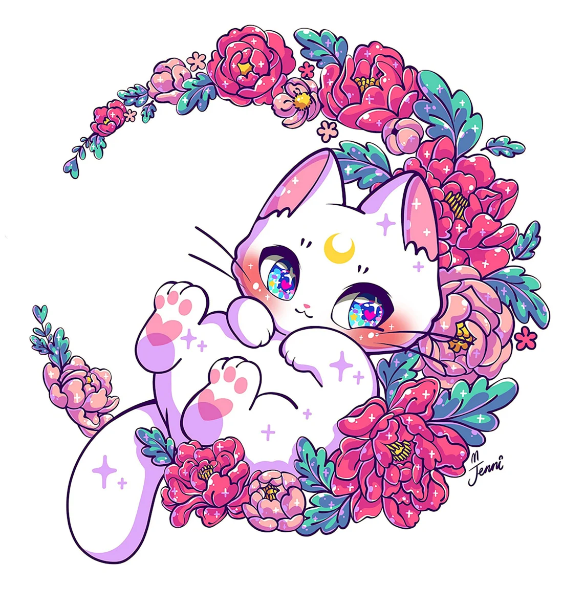 Jenny illustrations котики