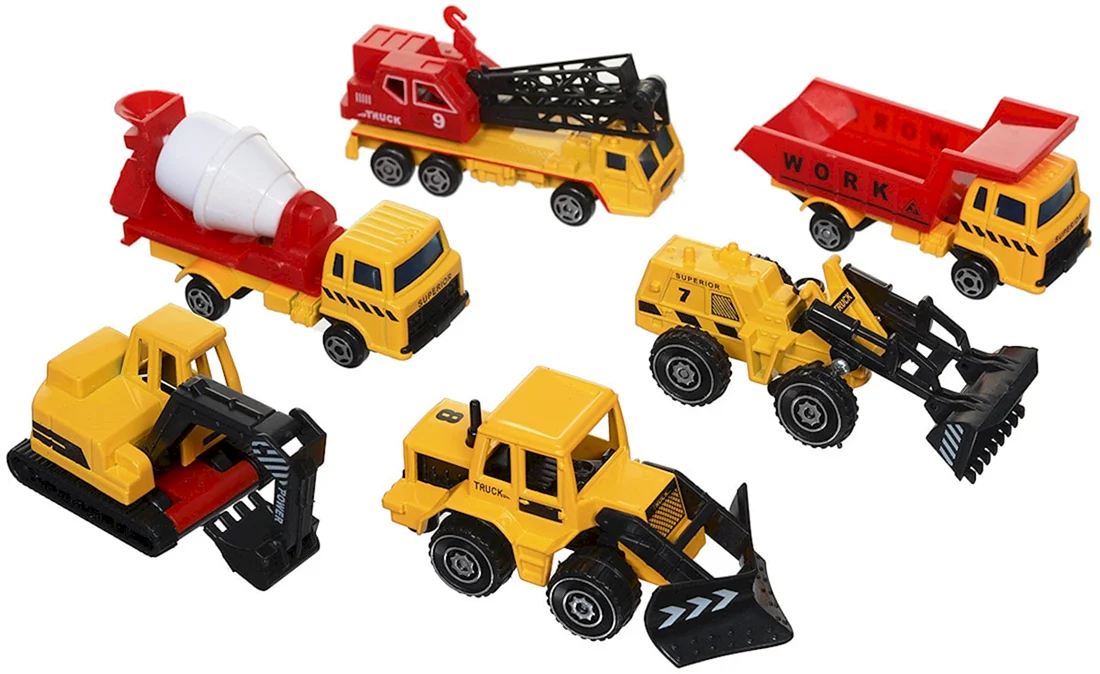 Junfa Toys набор строительной техники 6