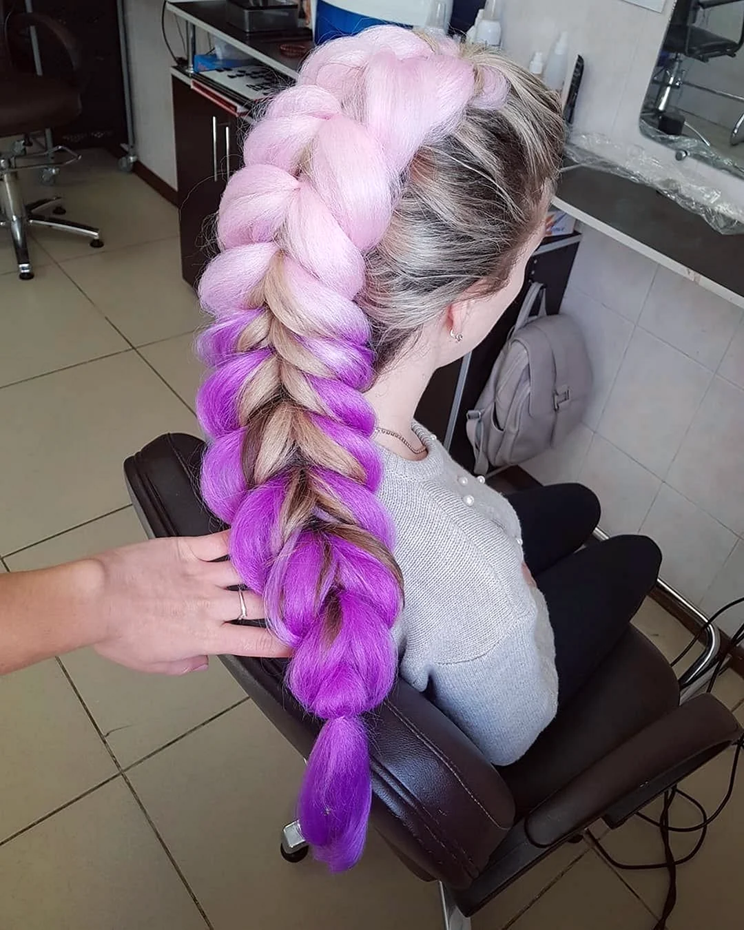 Канекалон 2 косички