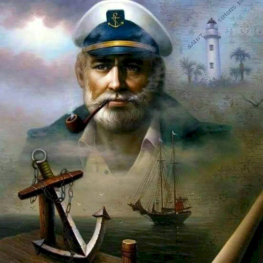 Капитан корабля морской волк