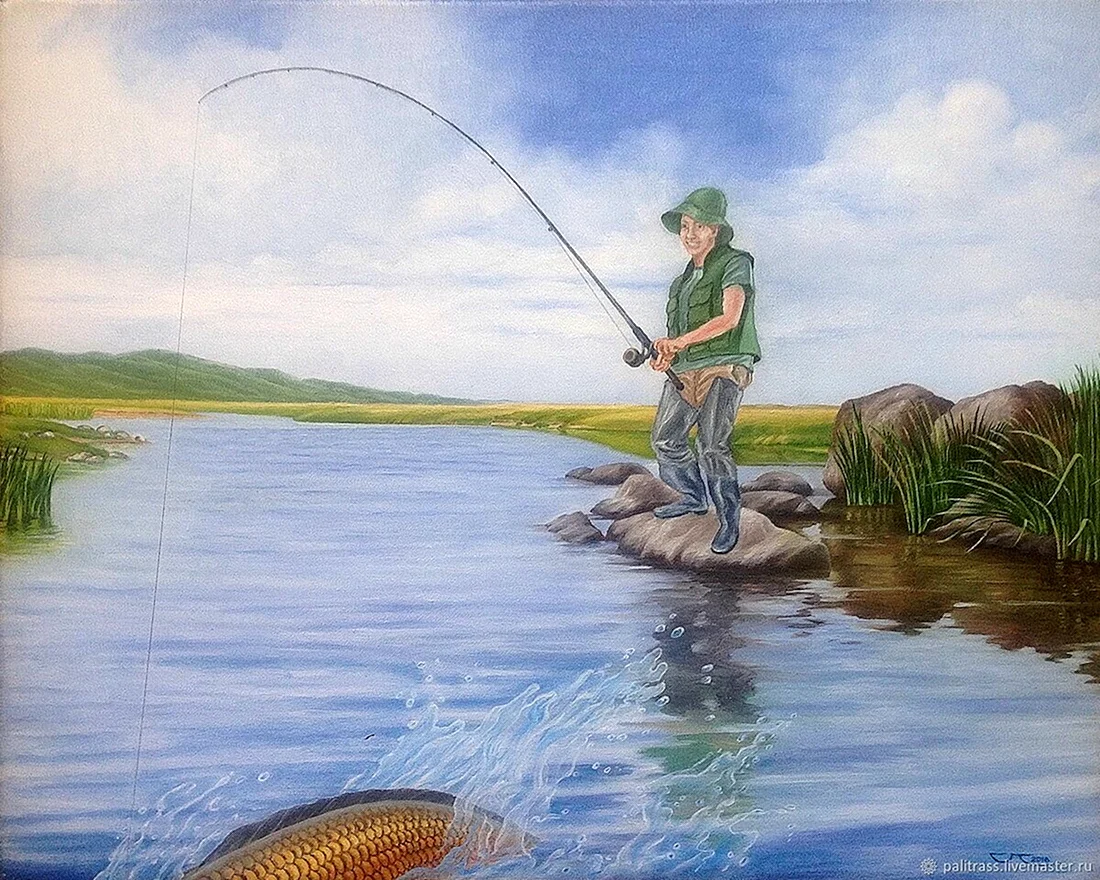 Картина Рыбак