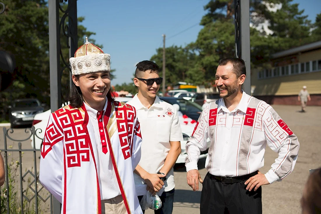 Картина свадьба Чувашская Меркурьев