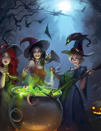 Хэллоуин шабаш ведьм