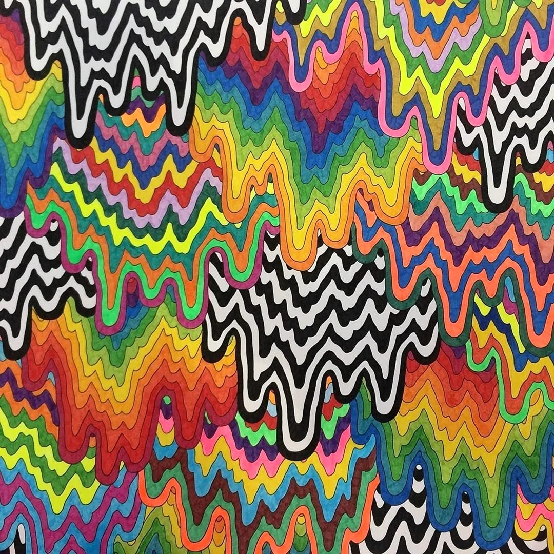 Хиппи живопись из пинтереста