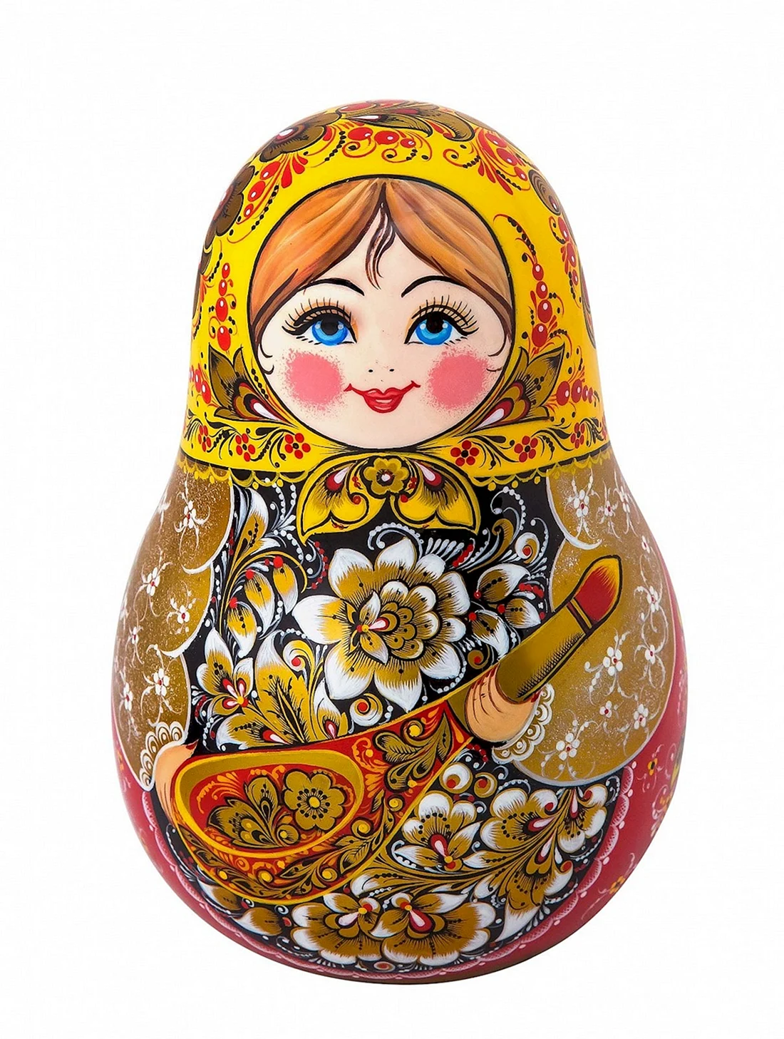 Хохломская роспись Матрешка