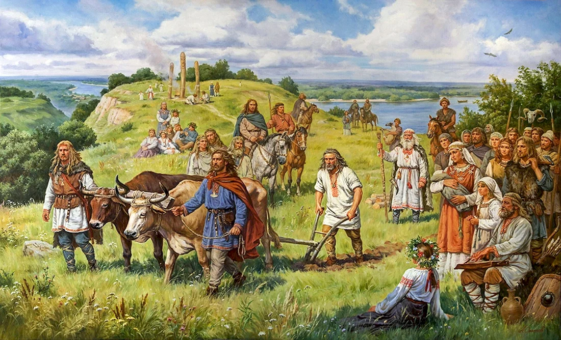 Художник Артур орленов Русь
