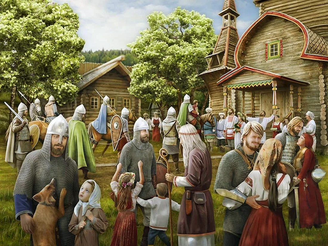Художник Артур орленов Русь