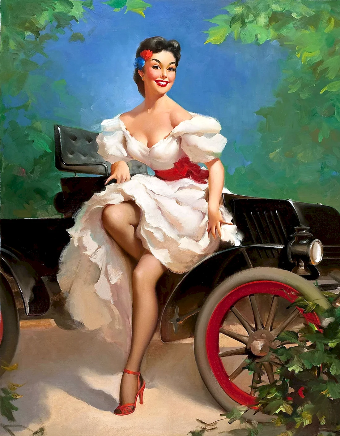 Художник Gil Elvgren