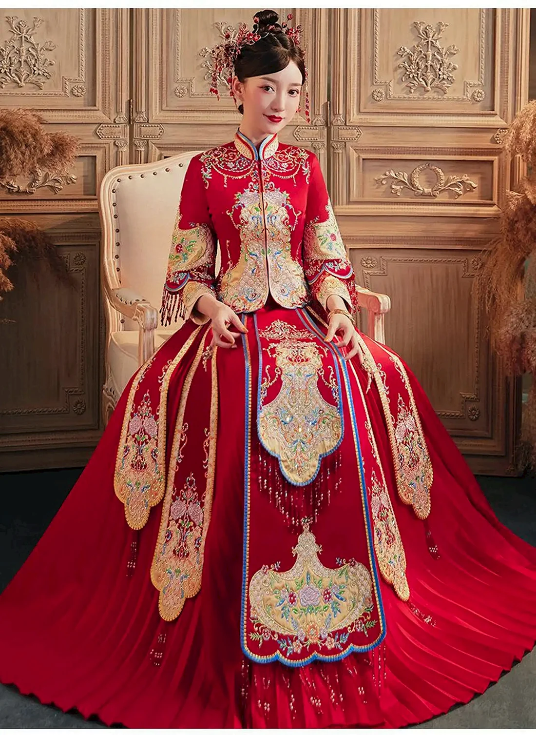 Китайское платье до пола
