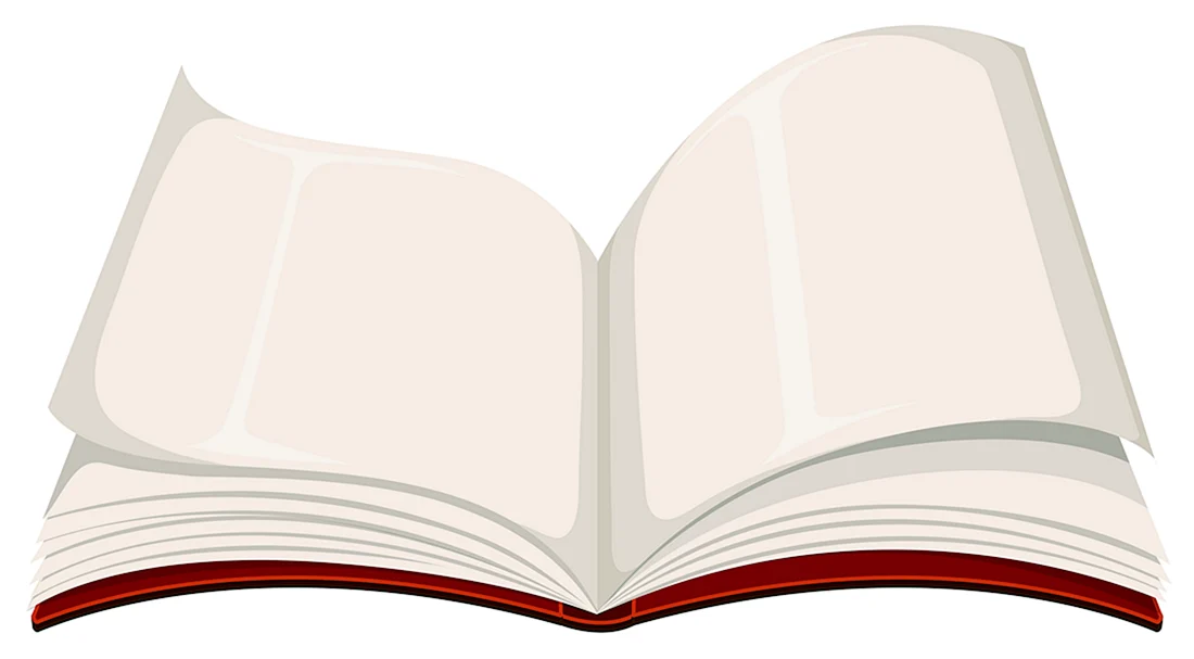 Книга на прозрачном фоне