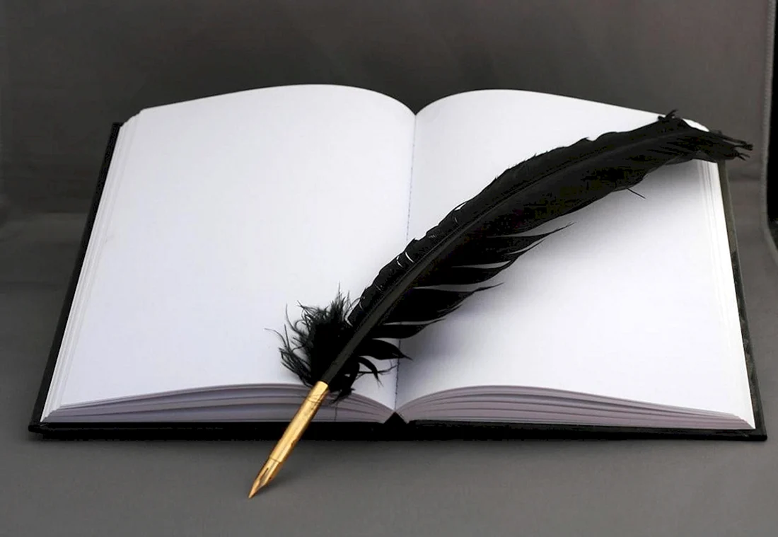 Книга с пером