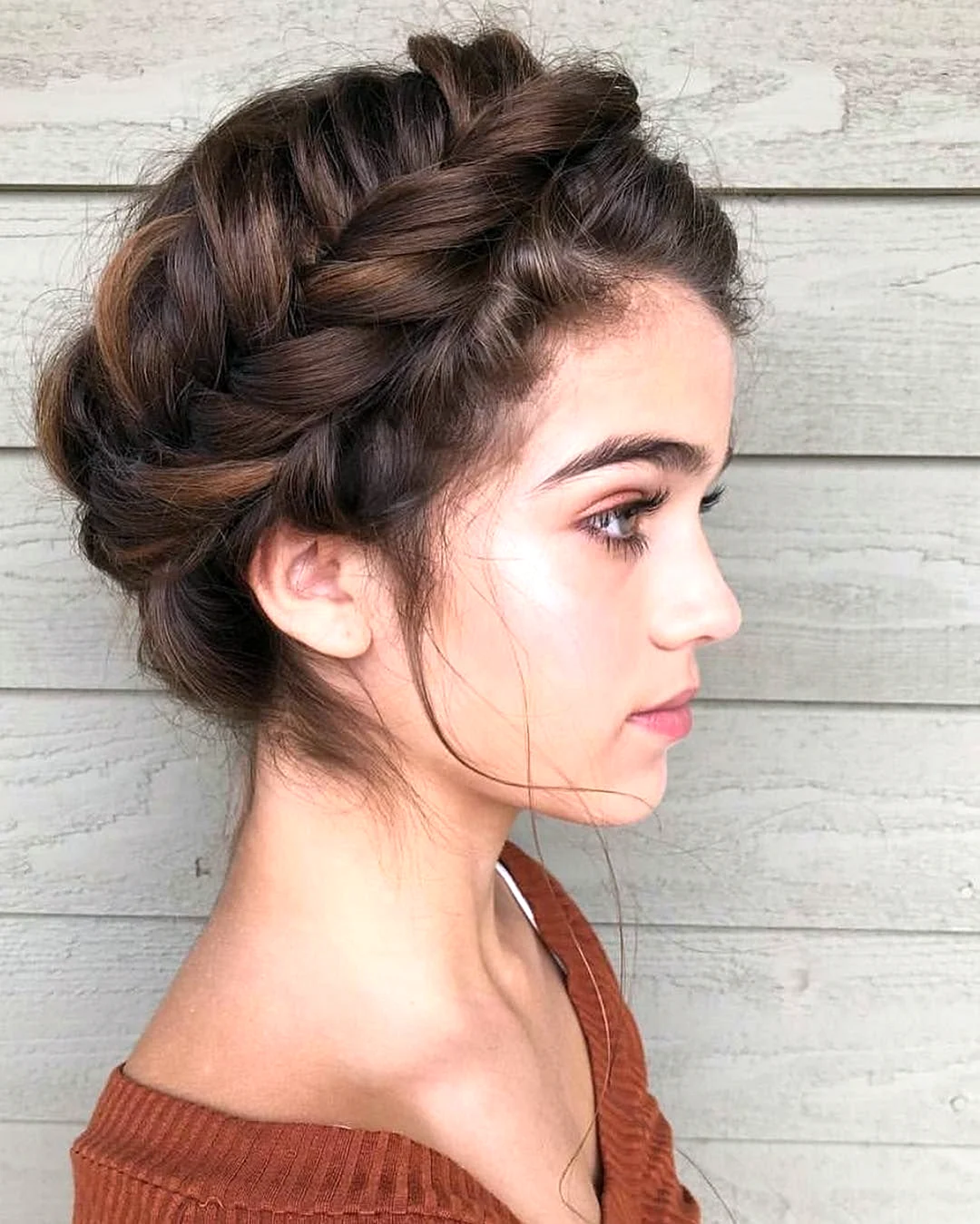 Колосок прическа