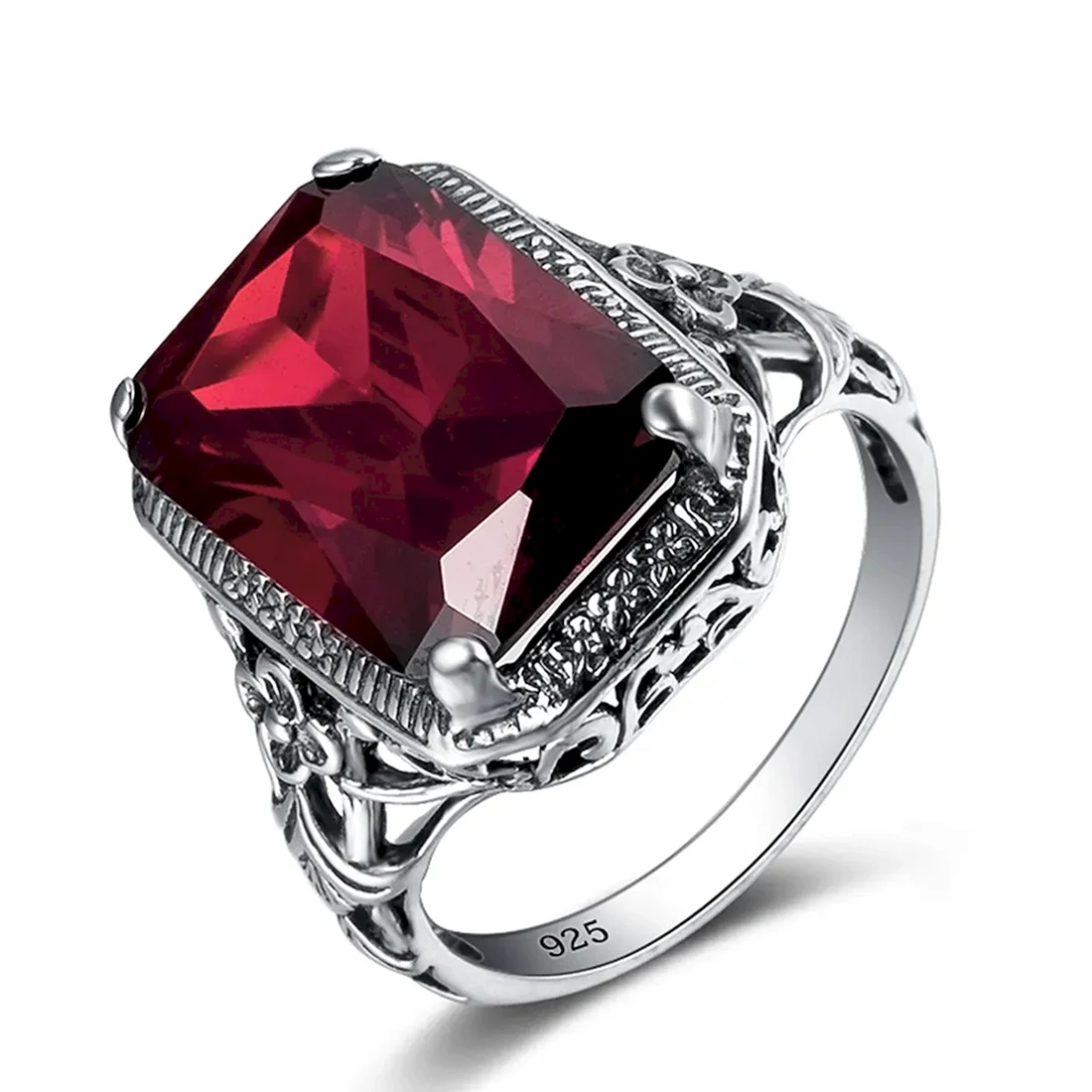 Кольцо Firenze Ruby 16 мм